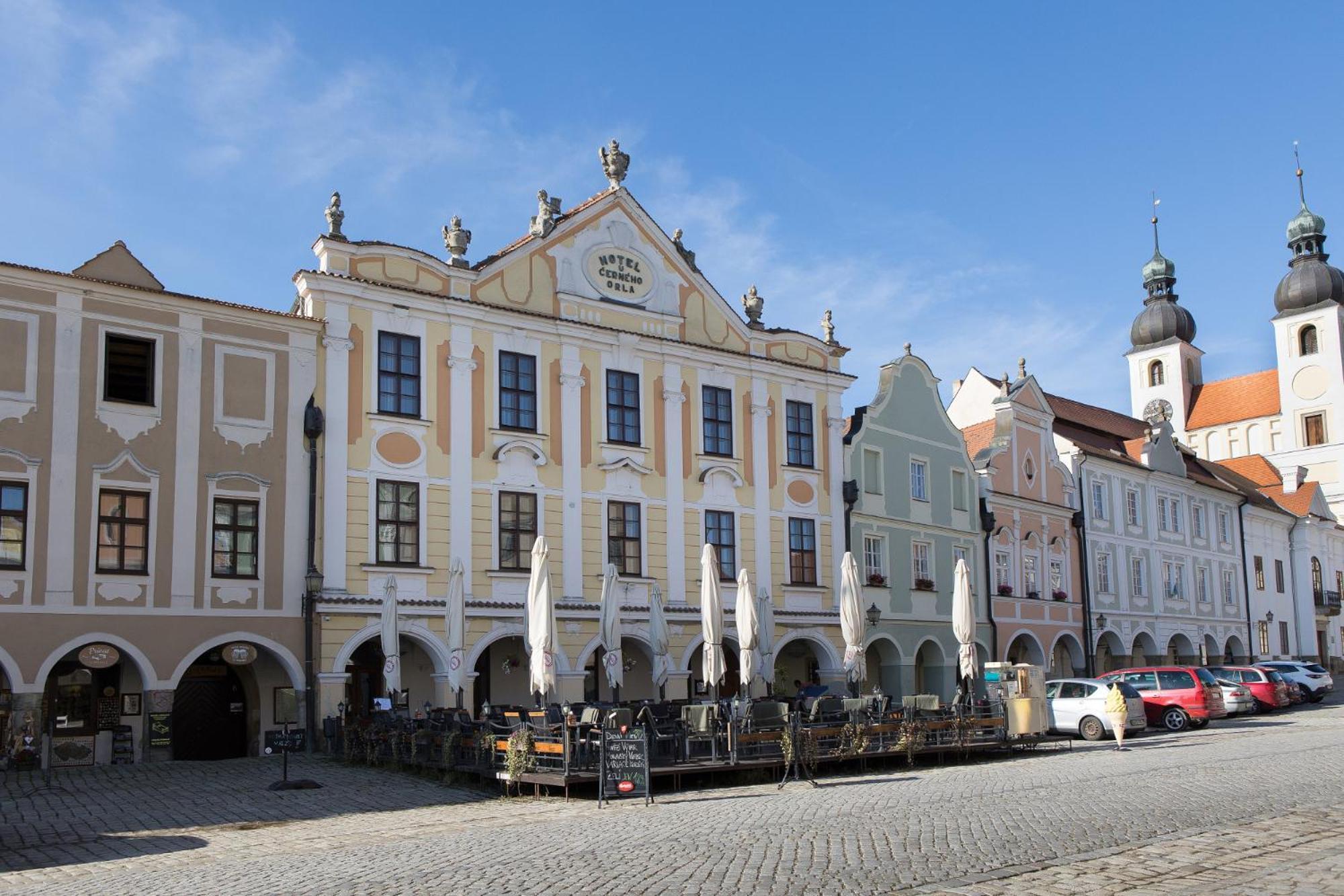 Hotel U Cerneho Orla Telč Εξωτερικό φωτογραφία